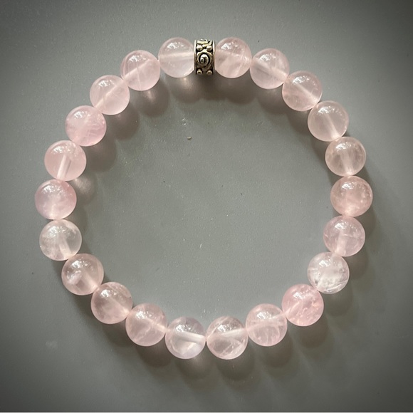 Heart Chakra Handcrafted Meditation Bead Bracelet Set - Picture 7 of 10